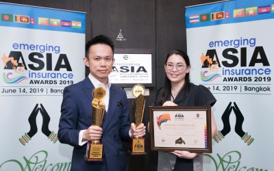 “เจพี ประกันภัย” คว้า 2 รางวัล! จากเวที Emerging Asia Insurance Awards 2019