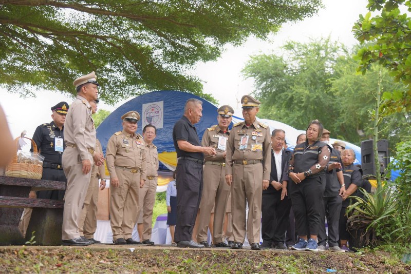 องคมนตรี ติดตามโครงการพัฒนาแหล่งน้ำอันเนื่องมาจากพระราชดำริ จังหวัดปราจีนบุรี
